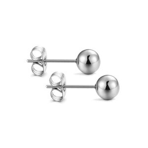 Kolczyki kulki kuleczki 5mm