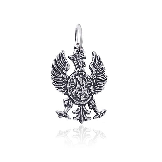 Wisiorek orzeł w koronie 1 Wisiorek orzeł w koronie