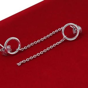 Kolczyki z łańcuszkiem