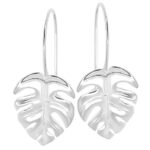 Kolczyki liście monstery