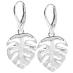 Kolczyki liście monstery