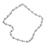 Naszyjnik kolia kulki 8mm 45cm