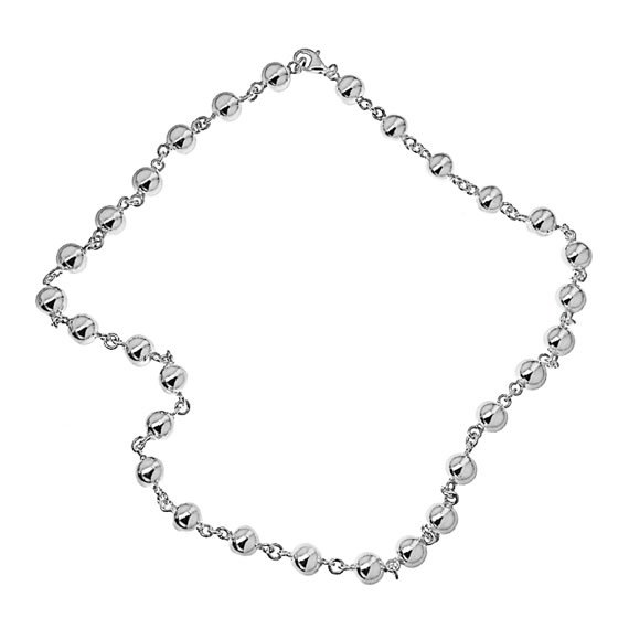 Naszyjnik kolia kulki 8mm 45cm 1 Naszyjnik kolia kulki 8mm 45cm