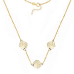 Złoty naszyjnik ze spiralami 333 8k