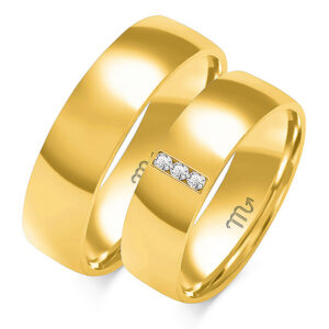 Obrączki z żółtego złota