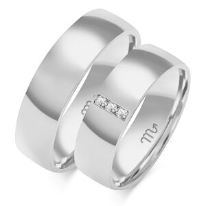 Obrączki z białego złota