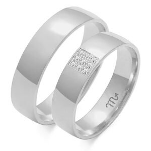 Obrączki z białego złota