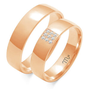 Obrączki z różowego złota