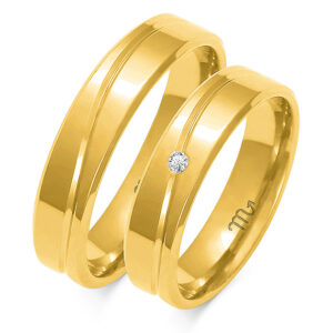 Obrączki z żółtego złota