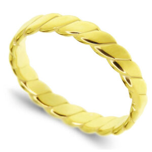 Złocona wąska obrączka paski