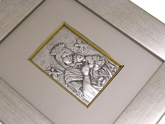 Obrazek srebrny Matka Boska Nieustającej Pomocy