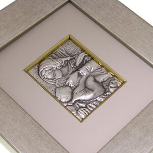 Obrazek srebrny Matka Boska Karmiąca