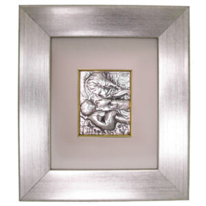 Obrazek srebrny Matka Boska Karmiąca