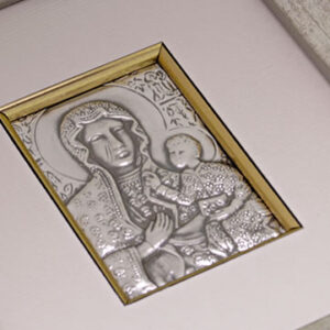 Obrazek srebrny Matka Boska Częstochowska