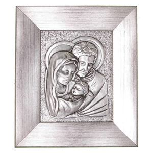 Obrazek srebrny Święta Rodzina