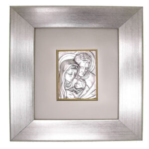 Obrazek srebrny Święta Rodzina