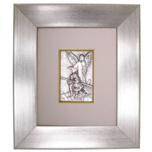 Obrazek srebrny Anioł Stróż