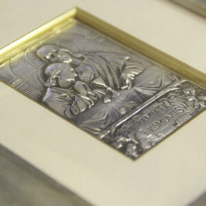 Obrazek srebrny Pamiątka I Komunii Świętej