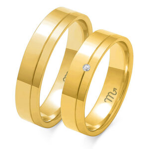 Obrączki z żółtego złota