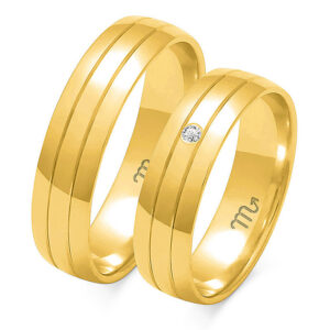 Obrączki z żółtego złota