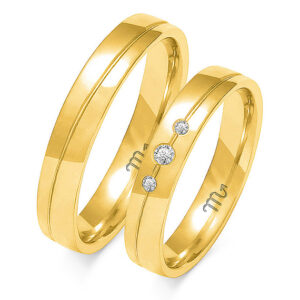 Obrączki z żółtego złota