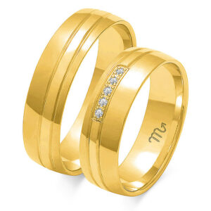 Obrączki z żółtego złota
