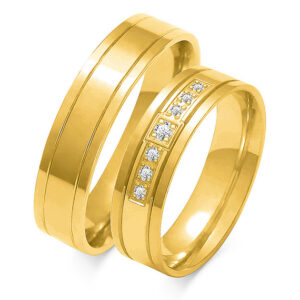 Obrączki z żółtego złota