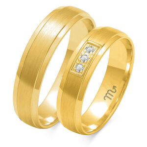 Obrączki z żółtego złota