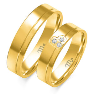 Obrączki z żółtego złota