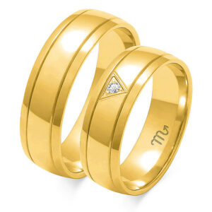 Obrączki z żółtego złota