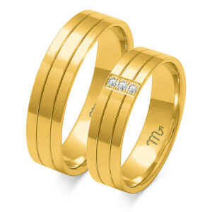 Obrączki z żółtego złota