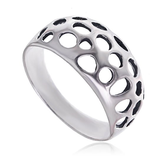 Pierścionek szeroki ażurowy 1 Pierścionek szeroki ażurowy