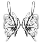 Kolczyki wiszące z motylami