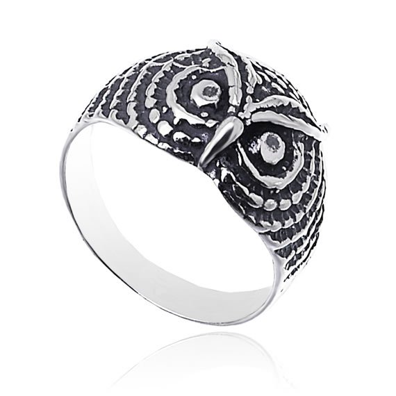 Pierścionek sowa 1 Pierścionek sowa