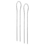 Przekładane kolczyki podwójne patyczki