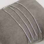 Przekładane kolczyki podwójne patyczki