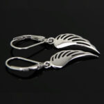 Kolczyki skrzydła wiszące