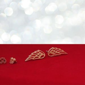 Skrzydła pozłacane 16mm