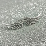 Nausznice skrzydła z cyrkoniami