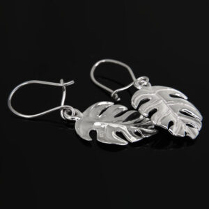 Kolczyki monstery wiszące