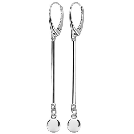 Kolczyki patyczki z kulką 1 Kolczyki patyczki z kulką