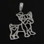 Wisiorek piesek buldog