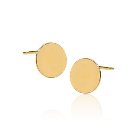 Kolczyki celebrytki 5mm pozłacane 1 Kolczyki celebrytki 5mm pozłacane