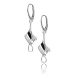 Kolczyki skręcone z pętelką