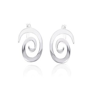 Kolczyki zaokrąglone zamek angielski