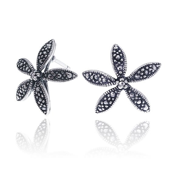 Kolczyki kwiaty 3D 1 Kolczyki kwiaty 3D