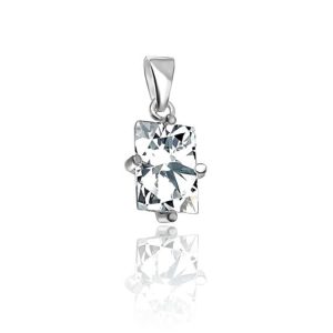 Wisiorek z cyrkonią 14x10