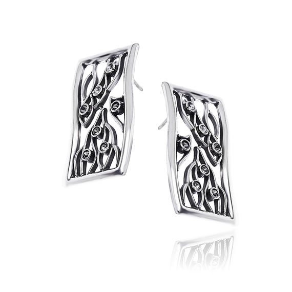 Kolczyki z kamieniami 1 Kolczyki z kamieniami