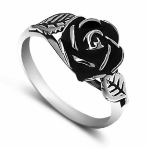 Pierścionek z różą