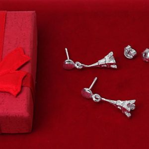 Kolczyki wieża Eiffla